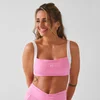 Sujetador deportivo con espalda de tiras cruzadas con contraste MP Women's X Tatiana - Rosa caramelo