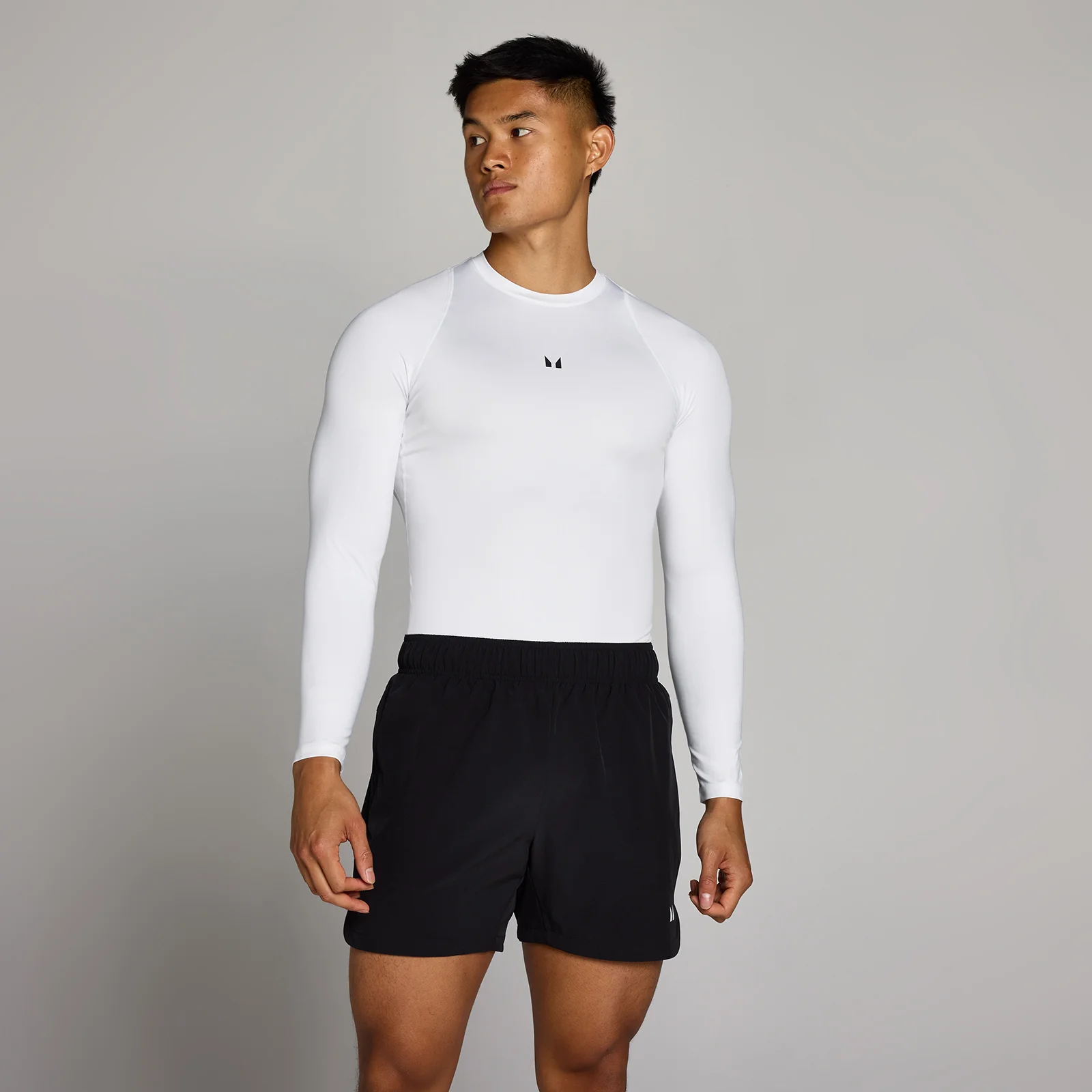 Capa base de manga larga Training Hombre de MP - Blanco - XS Imagen 1