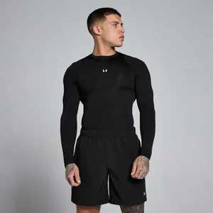 Capa base de manga larga Training para hombre de MP - Negro - Size XS