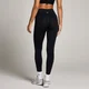 Mallas sin costuras Tempo con detalle scrunch para mujer de MP - Negro
