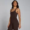Camiseta de tirantes de espalda cruzada Tempo para mujer de MP - Cacao