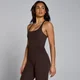 Camiseta de tirantes de espalda cruzada Tempo para mujer de MP - Cacao