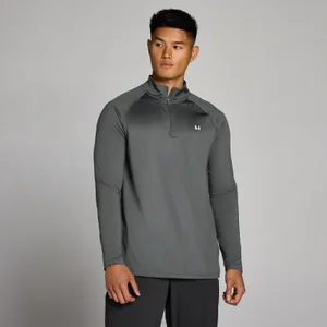 Sudadera con cremallera 1/4 Training para hombre de MP - Gris oscuro - Size M