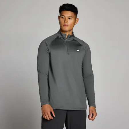 Sudadera con cremallera 1/4 Training para hombre de MP - Gris oscuro