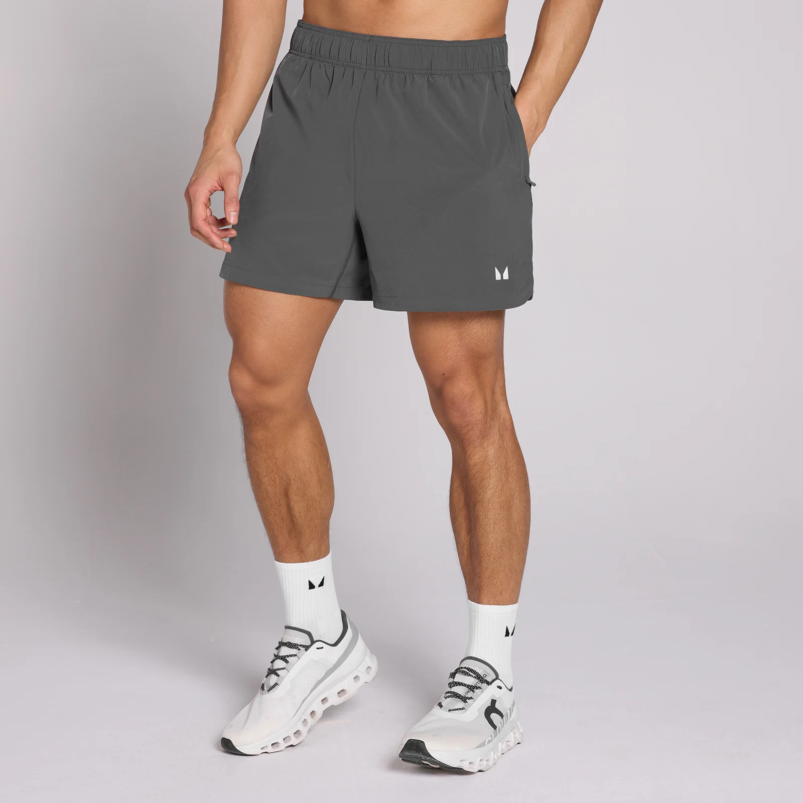 MP Men's 5" Woven Training Short - Dark Grey - L Imagen 1