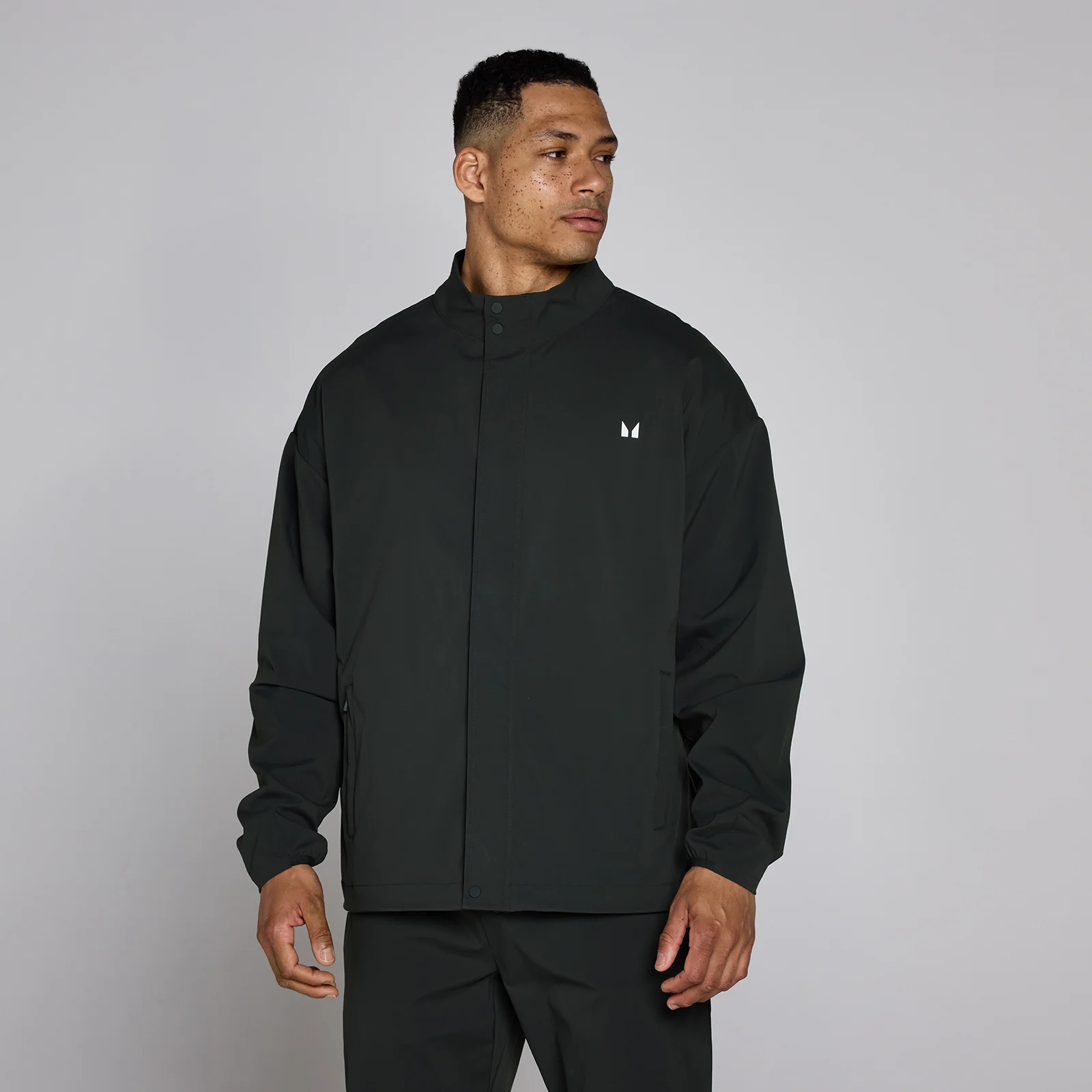 Chaqueta de nailon híbrida para hombre de MP - Negro lavado - L Imagen 1