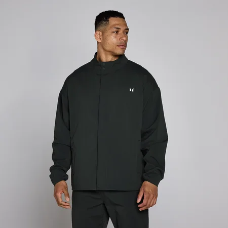 Chaqueta de nailon híbrida para hombre de MP - Negro lavado