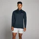 Camiseta de entrenamiento con cremallera 1/4 para hombre de MP - Azul marino oscuro