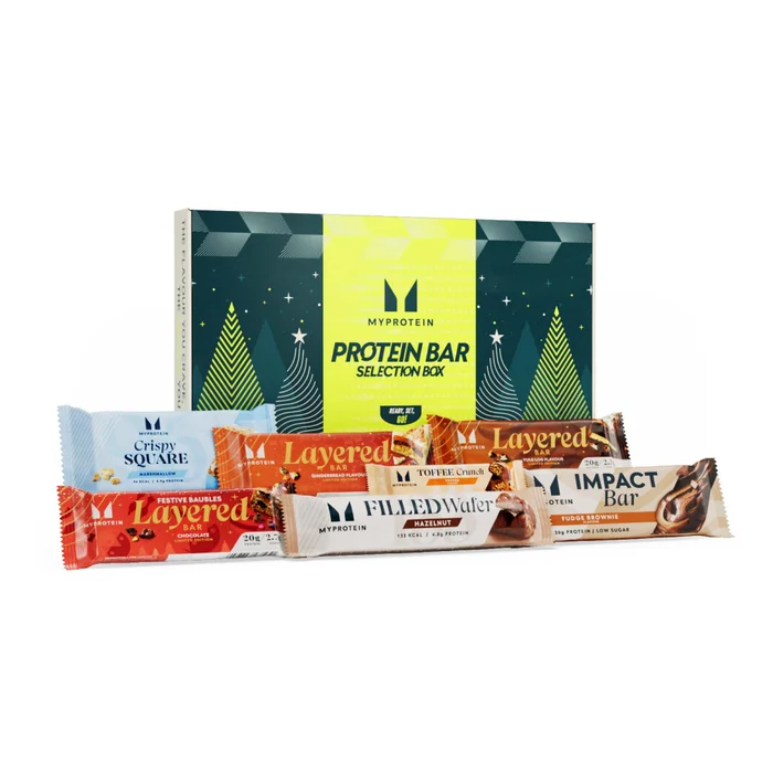 Caja de selección de barritas de proteína