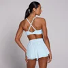 Sujetador deportivo Tempo Twist Back para mujer de MP - Azul cielo