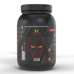 Origin Protein – Iron Man – Tarta Red Velvet | MARVEL - Flavour MARVEL Iron Man - Red Velvet Cake