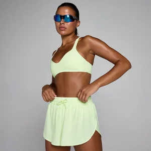 Sujetador deportivo Tempo Twist Back para mujer de MP - Lima lavado - Size XL