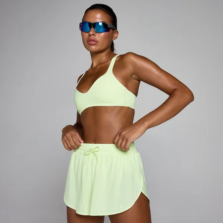 Sujetador deportivo Tempo Twist Back para mujer de MP - Lima lavado