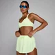 Sujetador deportivo Tempo Twist Back para mujer de MP - Lima lavado