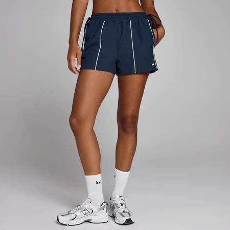 Short tejido Tempo Contrast Tie para mujer de MP - Azul medianoche