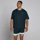 Camiseta oversize de malla Hybrid para hombre de MP - Azul desteñido