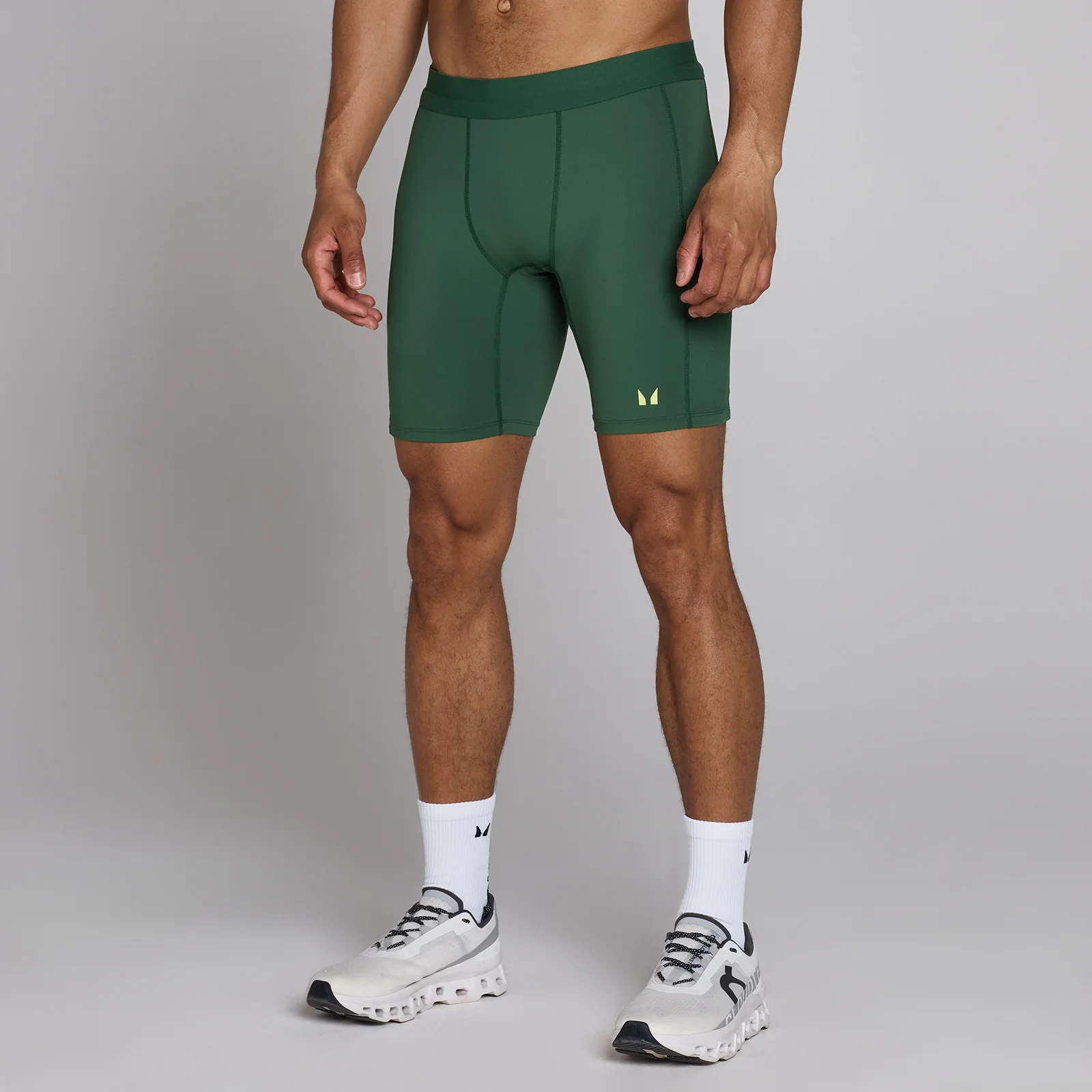 Malla corta con bolsillos Hybrid para hombre de MP - Verde racing - XS Imagen 1