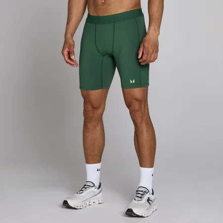 Malla corta con bolsillos Hybrid para hombre de MP - Verde racing