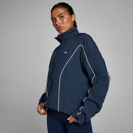 Chaqueta tejida Tempo Contrast para mujer de MP - Azul medianoche