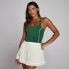 Camiseta de tirantes cruzados Tempo Contrast de MP para mujer - Verde racing