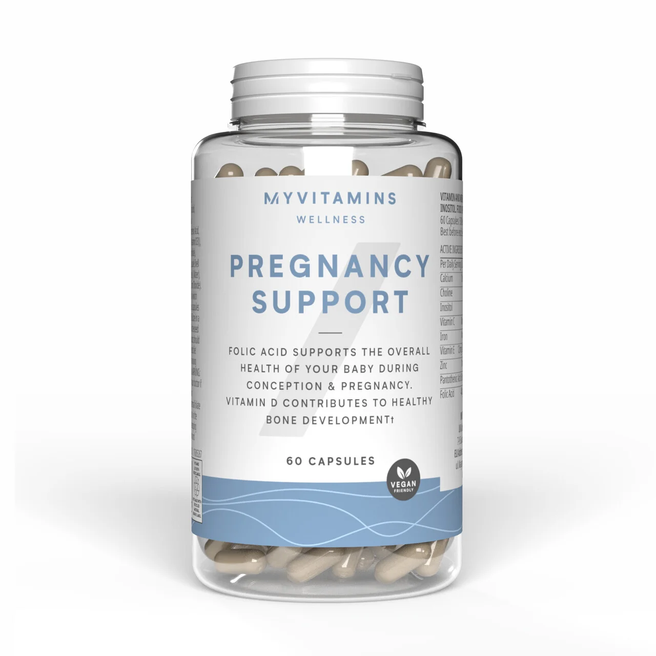 Cápsulas de apoyo al embarazo - 60 Capsules, 30raciones - Sin Sabor Imagen 1
