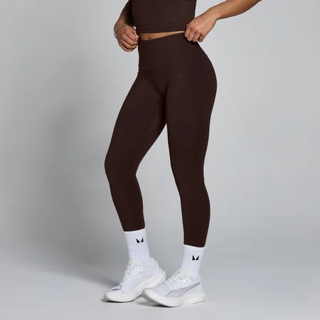 Mallas de cintura alta Tempo para mujer de MP - Chocolate