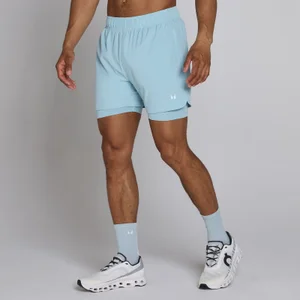 Short Training 2 en 1 de 5" para hombre de MP - Ice - Size XXL