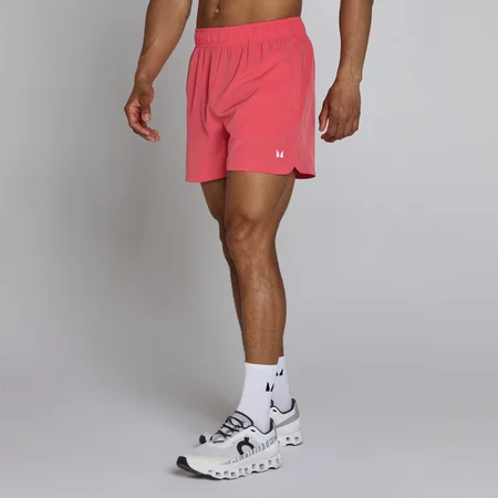 Short de tejido de 5" Training para hombre de MP - Rojo