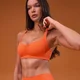 Sujetador deportivo Tempo Scrunch Minimal para mujer de MP - Sunset