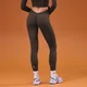 Mallas Tempo con cintura caída para mujer de MP - Chocolate