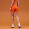 Short Tempo sin costuras fruncido para mujer de MP - Sunset