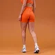 Short Tempo sin costuras fruncido para mujer de MP - Sunset