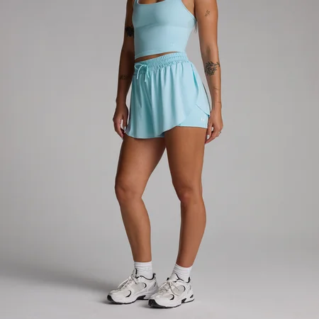 Short suelto 2 en 1 Tempo para mujer de MP - Azul cielo