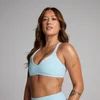 Sujetador deportivo Tempo Twist Back para mujer de MP - Azul cielo