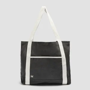Bolsa tote de lona con contraste de MP - Gris noche - undefined undefined