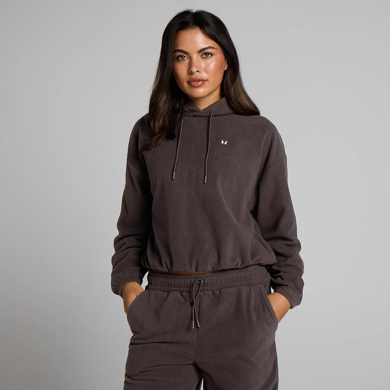 Sudadera de felpa para mujer de MP - Chocolate - S Imagen 1