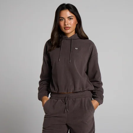 Sudadera de felpa para mujer de MP - Chocolate
