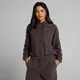 Sudadera de felpa para mujer de MP - Chocolate