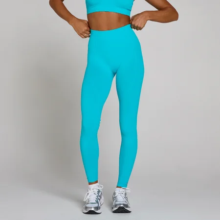 Mallas Tempo Ultra sin costuras para mujer de MP - Azul eléctrico