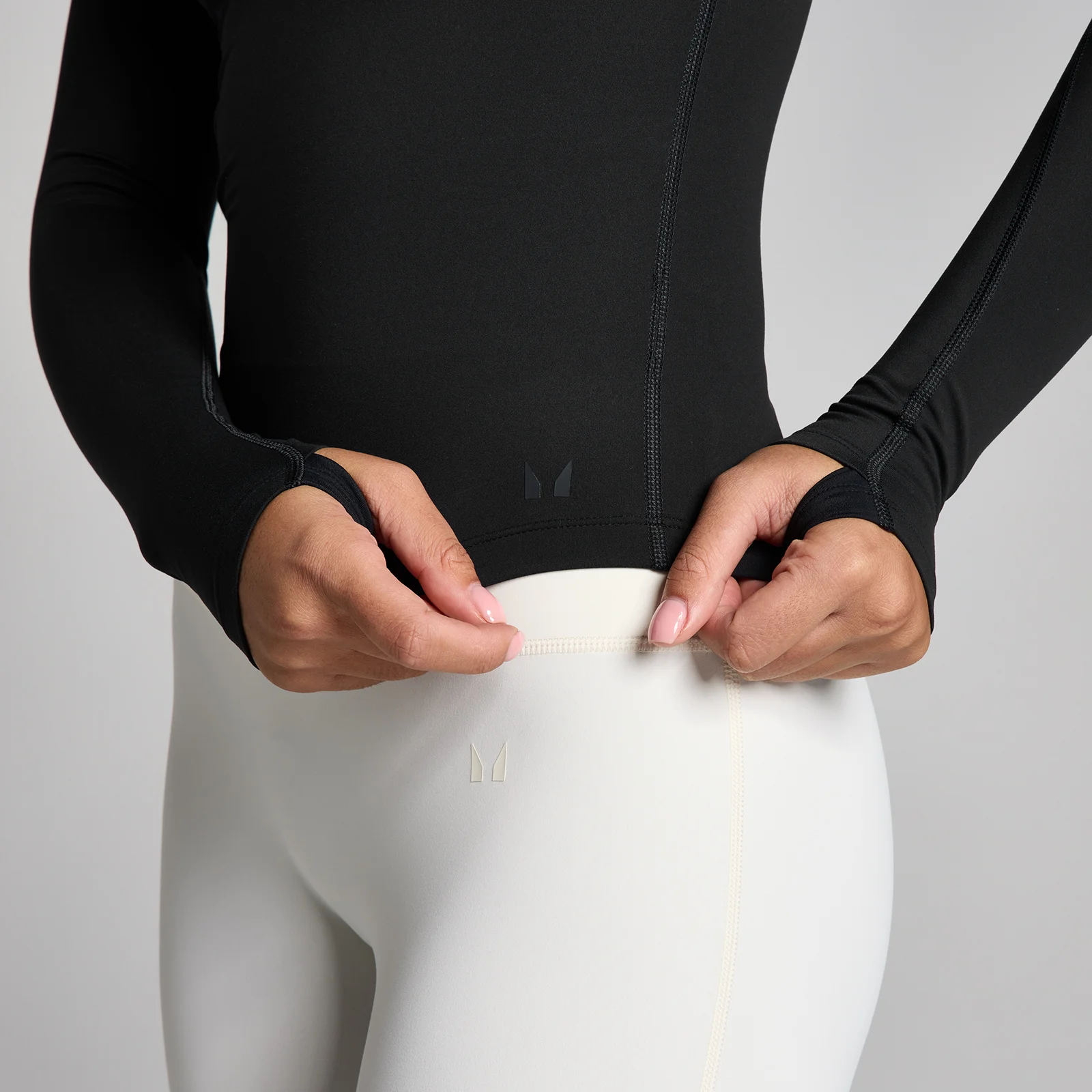 MP Mujer Tempo Long Sleeve Collared Top - Negro - M Imagen 4