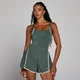 Mono de falda plisada Velocity para mujer de MP - Verde nube