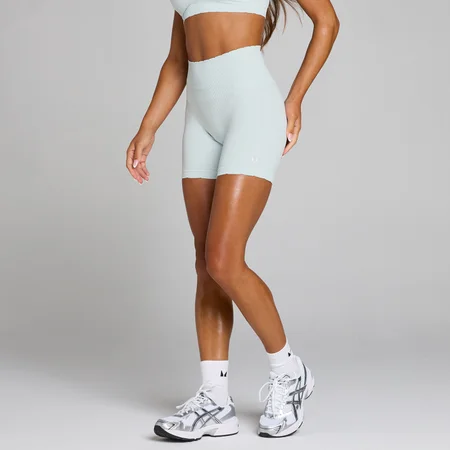 Mallas de ciclismo sin costuras Tempo Ultra para mujer de MP - Aura azul