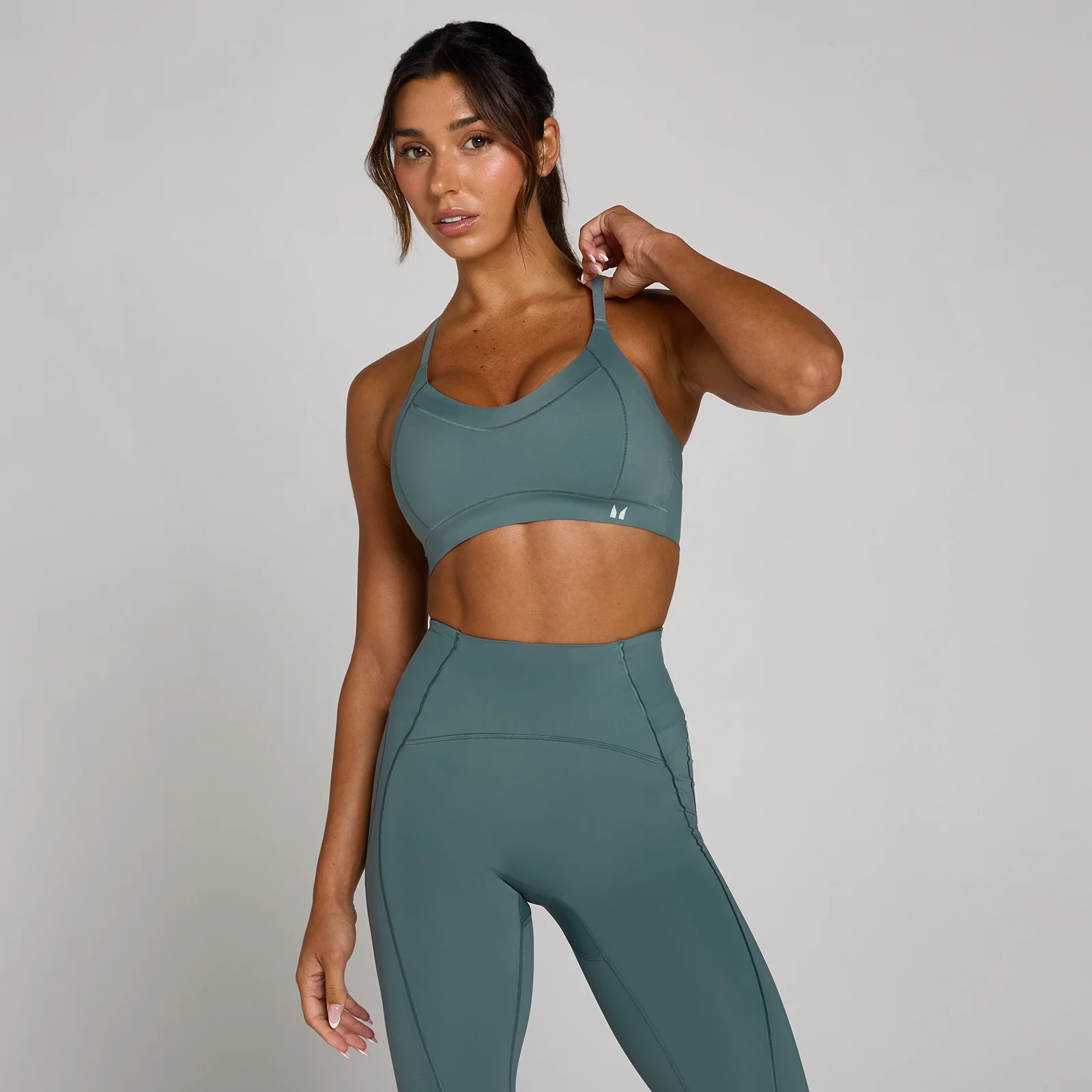 Sujetador deportivo espalda nadador Tempo Ultra para mujer de MP - Azul futuro - XS Imagen 1