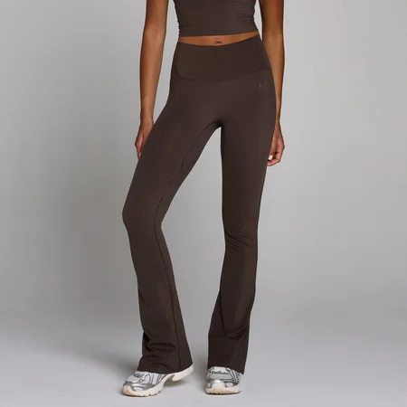 Mallas acampanadas Tempo tall para mujer de MP - Chocolate