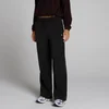 Pantalón de chándal recto de felpa para mujer de MP - Negro