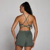 Sujetador deportivo de espalda con tiras ajustables Tempo para mujer de MP - Verde nube