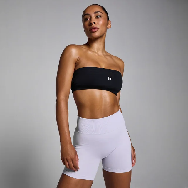 Sujetador deportivo bandeau Lift para mujer de MP - Negro