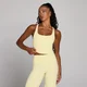 Camiseta de tirantes con espalda cruzada y tiras Tempo para mujer de MP - Crema mantequilla
