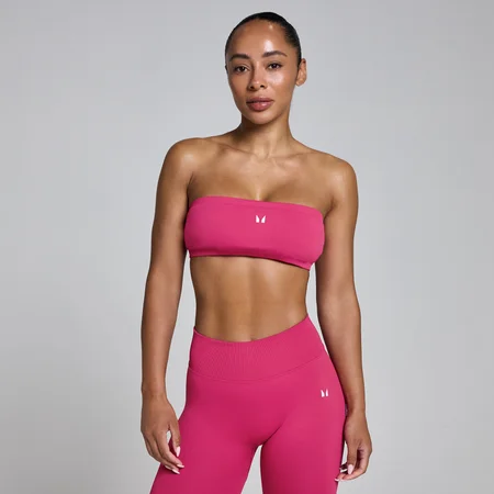 Sujetador deportivo bandeau Lift para mujer de MP - Baya intensa