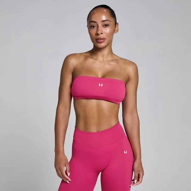 Sujetador deportivo bandeau Lift para mujer de MP - Baya intensa
